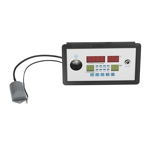 12V Egg Incubator Controller Thermostat, Intelligent Digital Automatic Temperature Control for Various Eggs (Chicken Duck Bird Quail)