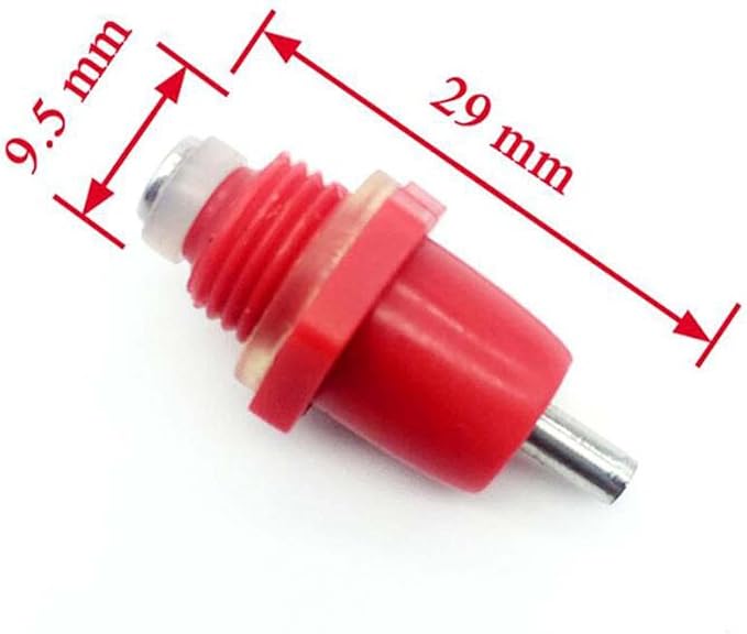 100Pcs Automatic Poultry Drinker Chicken Nipple Drinking Dispenser Screw Style Red Wear Resistant for Farm Poultry Watering System Waterer