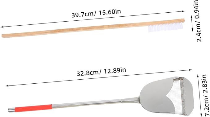 SUPVOX 2Pcs Bird Cage Cleaning Brush and Droppings Shovel Set Efficient Pet Bird Supplies for Small Animal Cage Cleaning Ensures Habitat and Promotes Bird Health