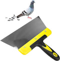 Large Pigeon Droppings Scraper Bird Poop Remover Stainless Steel Bird Droppings Cleaning Scraper
