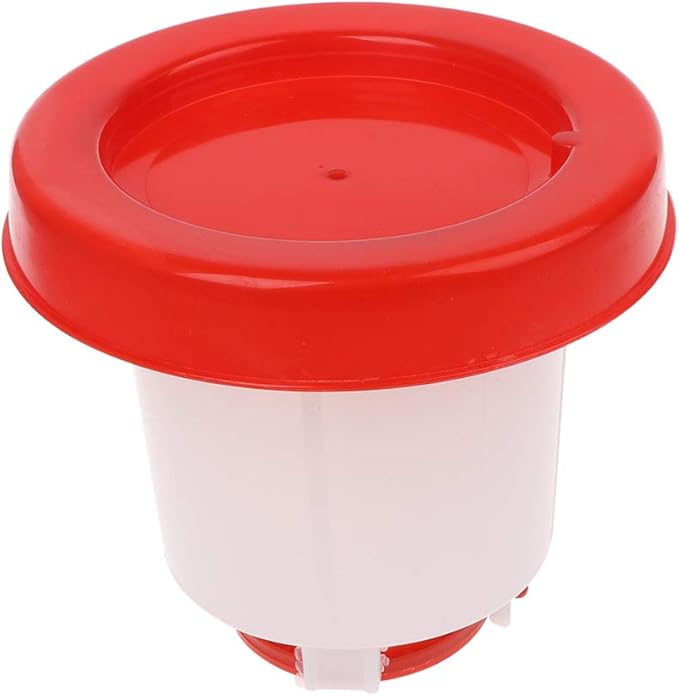 Chicken Feeder Waterer Baby Chick Drinker Feeder with Carrying Handle Capacity 1.5 L Chicken Water Feeder Pet Supplies Automatic Drinking Fountain for Poultry Farming