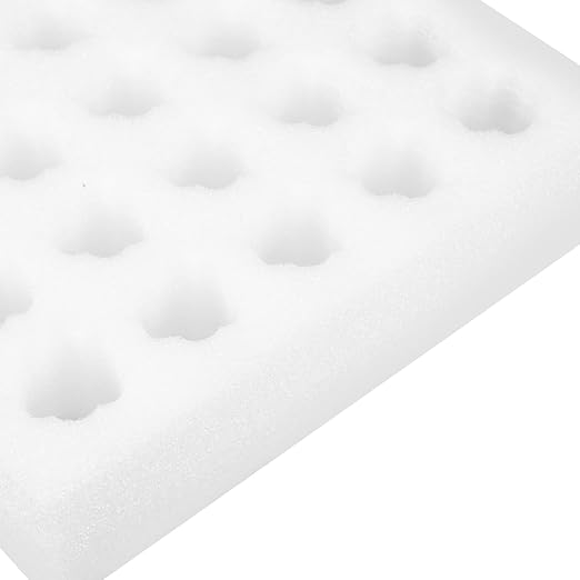 Egg Protection Tray Foam Egg Carrier for Safe Transport Reusable Storage Container for Supermarkets and Homes Holds White Trays Pads