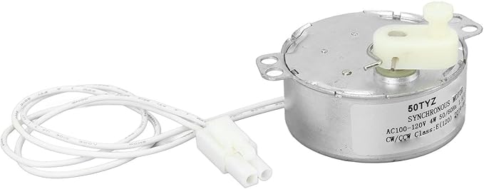 Replacement Egg Turner Motor, 4W Egg Turner Rotator Incubator Motor Electric Synchron Motor with Connector for Chickens Ducks Goose Birds Egg Hatching (100-120v)