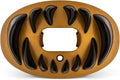 Battle Sports Chrome 3D Predator Oxygen Mouthguard - Convertible Strap, Superior Airflow & Better Performance, Maximum Protection, Works with Braces