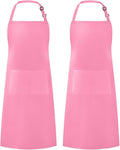 Syntus Adjustable Bib Apron with 2 Pockets Cooking Kitchen Aprons for Women Men Chef