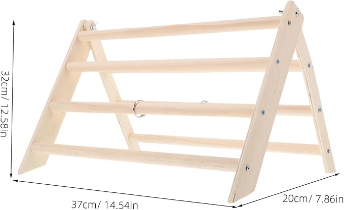 Chicken Roosting Bar for Perch Stand for Coop Easy to Clean Compact Storage Chick Training Accessory for Poultry