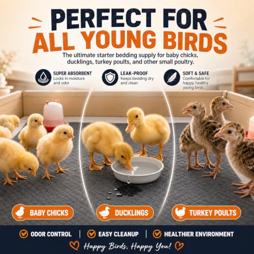 20 Pack Hatchling Liners for Little Chicken - 90 x 60 cm, Gray - Image 6
