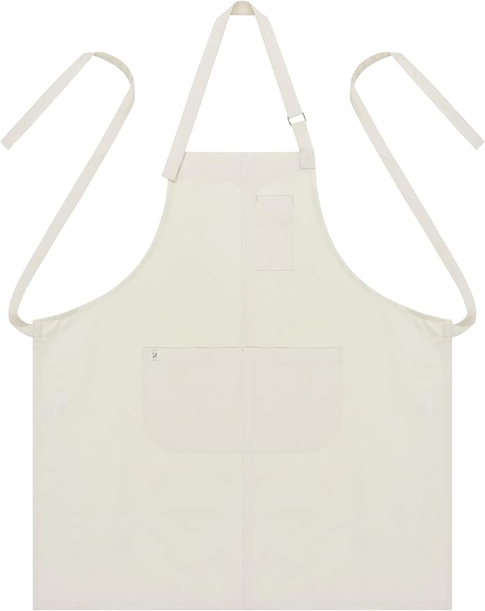 Chef Bib Aprons for Women and Men (Standard Dry Guard AA2095 & AA2095X) - Neck Strap Apron with Pockets 33"