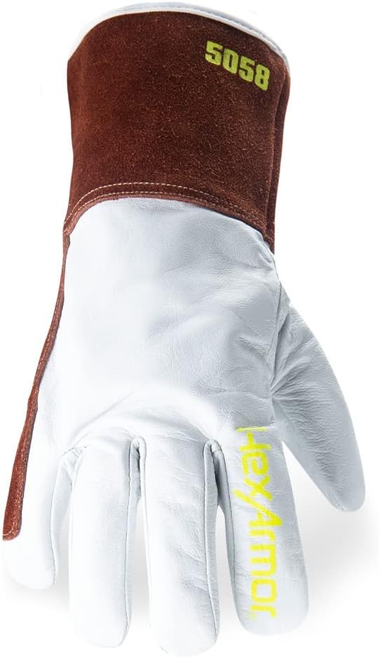 HexArmor High-Heat Resistance HeatArmor Gloves| Impact Protection | A9 Level Cut-Resistant | Welding Work Glove