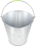 Sosoport Metal Waste Container for Poultry Feeding Iron Storage Bucket Handle for Kitchen Waste Collection for Chickens Multi-Purpose Sustainable Living