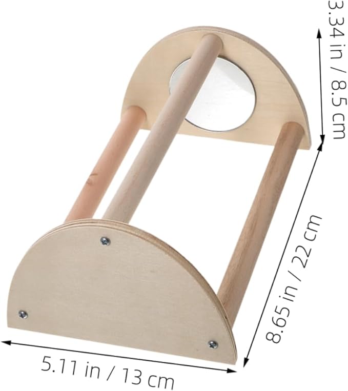 Chick Roosting Bar for Brooder Portable Wooden Perch Stand Dual Functionality Chicken Swing for Indoor Outdoor Use Activity for Growing Chickens Brooders