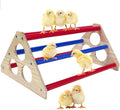 Chick Perch Wooden Roosting Bars with Sleeves Chick Stand Training Perch Chick Toy Accessories for Baby Chick Coop and Brooder Easy to Assemble and Clean