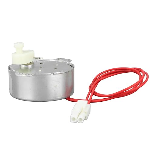 FLEXMAN Egg Tray Turning Motor, 4W Egg Turner Rotator Incubator Motor, Portable Professional Electric Synchronous Motor with Connector for Incubator (12V AC)