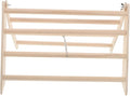 Toyvian Wood Chicken Perch Stand for Poultry Enrichment Natural Wood Chick Roosting Bar Easy to Clean Chicken Coop Accessories for Chicks and Hens