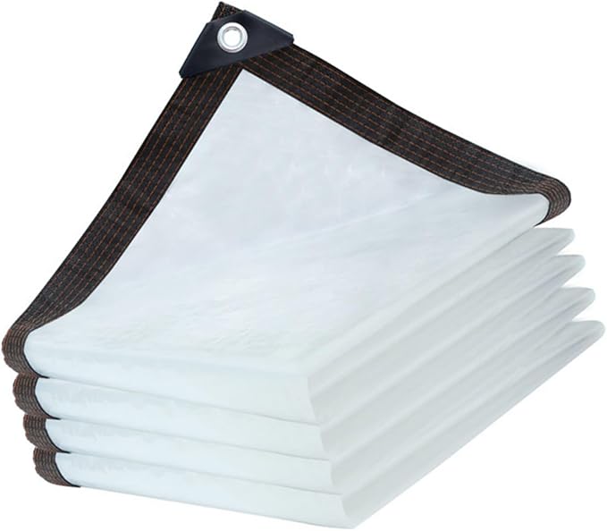 Multipurpose Reinforced Chicken House Tarp Thermal Insulation Cover with Fastening Rope for Garden Use Reinforced Edges Coops Tarp