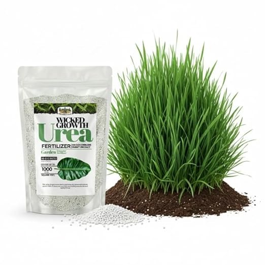 Old Cobblers Farm™ Wicked Growth High-Efficiency 46-0-0 Fertilizer - Urea - Fast-Acting Nitrogen Source for Lush Growth in Gardens & Farms -Soluble (5 lbs | 10 lbs | 15 lbs | 20 lbs) (5lbs)