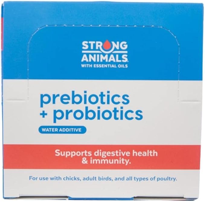 Prebiotics & Probiotics Everyday Health for Backyard flocks containing Cinnamon Essential Oils (30 Servings)