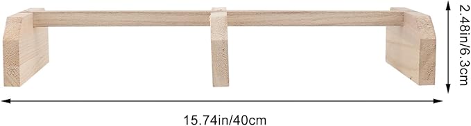 Chicken Perch, Strong Freestanding Roosting Bar Solid Wood Accessories Toys for Large Bird Chicks Parrots