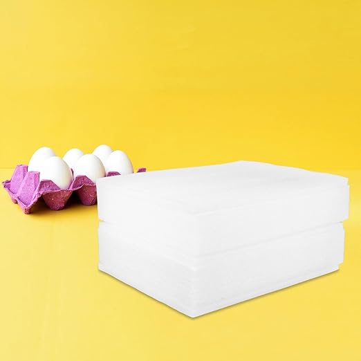 Egg Protection Tray Foam Egg Carrier for Safe Transport Reusable Storage Container for Supermarkets and Homes Holds White Trays Pads
