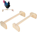 Chicken Roosting Bar, Prevent Rotation Design Solid Wooden Thicken Rooster Perch for Coop Brooder Chickens Parrots Large Birds