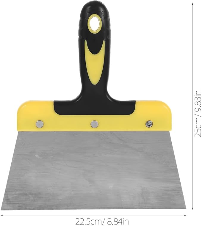 Kisangel Pigeon Droppings Scraper, Metal Large Bird Poop Cleaning Scraper for Chicken Coop Wide Head Quick Cleaning