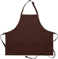 DayStar Apparel Premium Quality 3-Pocket Bib Apron with Adjustable Neck and Extra Long Ties - Style 200