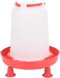 Chicken Waterer, Chick Water Feeder with Stand, Hanging Poultry Waterer, Automatic Chicken Water Dispenser, for Poultry Bird Duck Supplies