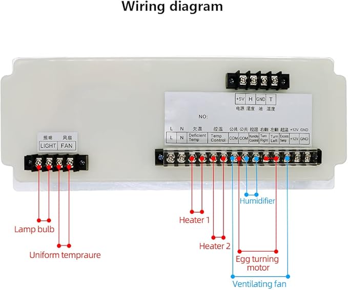 Full Automatic Egg Incubator Controller XM-18D Temperature and Humidity Controller