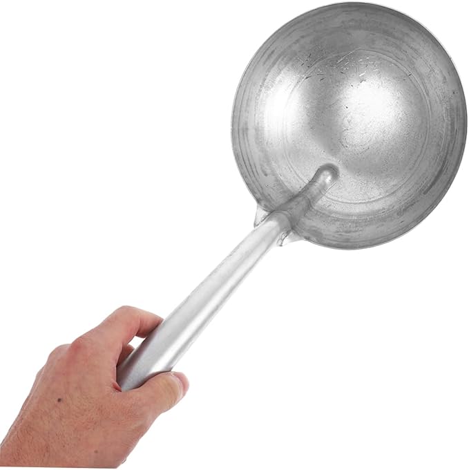 Iron Spoon Farming Heavy Duty Metal Ladle Scoop for Horse Feed Bucket Garden Supplies