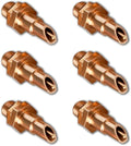 RentACoop DIY Waterer Kit – Six (6) Pack Horizontal Brass Nozzles – Great for Rabbits, Guinea Pigs, Ferrets and Other Small Animals