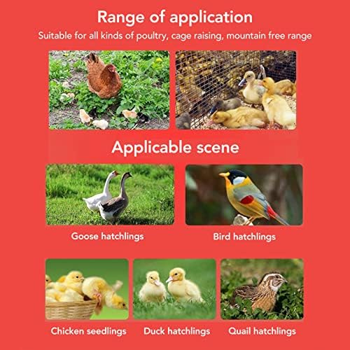 Zerodis Poultry Feeder, Chicken Feeder and Waterer Kit Rotating Sleeve Chicken Drinker Food Dispenser with Automatic Water Discharge Hollow Feeder Kit for Gardens Greenhouses