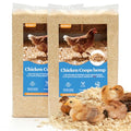 10LB Premium 100% Natural Radiata Pine Shavings for Chicken Coop Bedding,Wood Pine - 10 pounds, 10 Pack by BobbleT