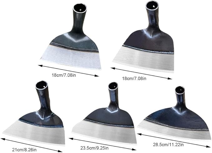 Heavy-Duty Steel Farm Gardening Weeding Hoe Head - New Replacement Handheld Grub Hoe Garden, Garden Hoe for Weeding, Hoe Garden Tool for Garden, Farm and Backyard