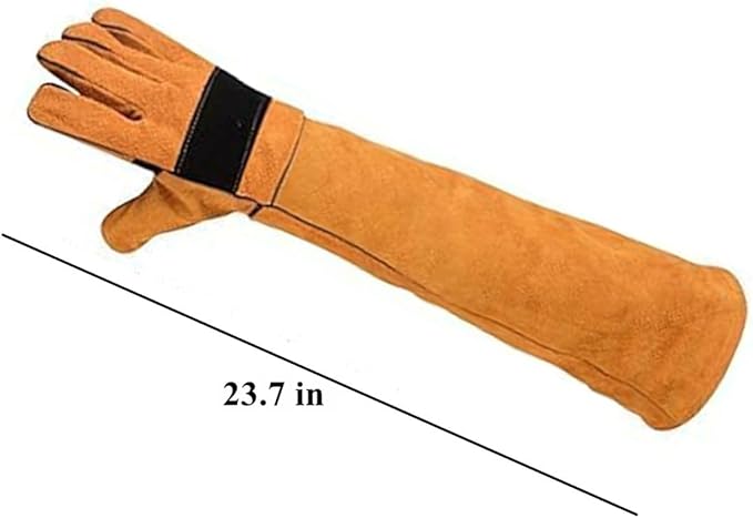 ISMARTEN Bird Animals Anti-Scratch Protective Gloves, Dogs Cats Parrot Training Working Glove