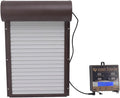 Automatic Chicken Coop Door, Solar Powered 3 in 1 with Timer HD LED Display for Chicken Duck Goose (Brown)