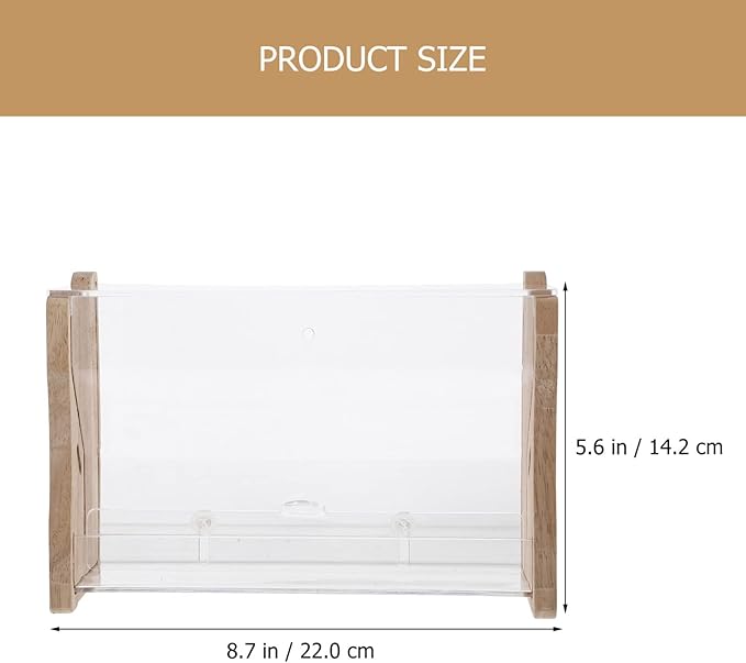 Rutin Chicken Automatic Food Feeder Clear Acrylic Parrot Bird Feeding Container Multi Use for Rutin Chickens Easy to Capacity for Home Pet Store