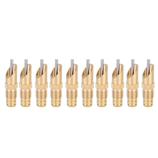 Dioche 1/4 Npt Th10Pcs Automatic Fox Drinker Nipple Waterer - SpillFree Watering System for Rabbits, Chickens, Ducks, and More - Easy to & Durable Material