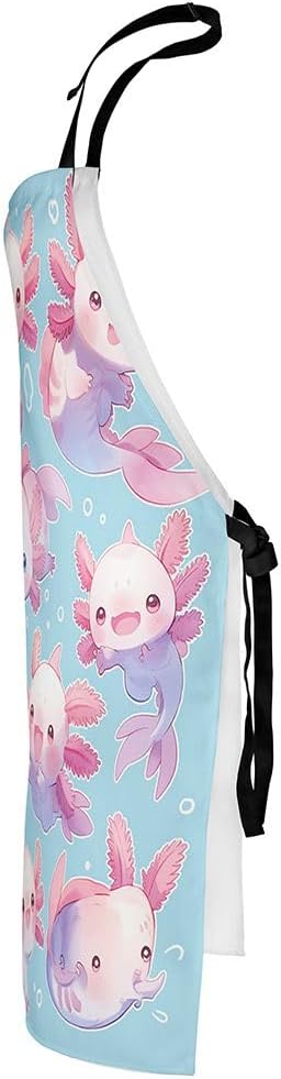 jejeloiu Cartoon Cats Apron for Women Men 26"x31"