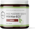 Miss Mustard Seed's MilkWax-ECO - Wax for Furniture, Wood, Cabinets, Walls, Cutting Boards, and Serving Ware, Washable, All-Natural, Eco-Friendly (Umber, 16 oz)