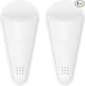 uxcell 2Pcs Magnetic Scissor Holder, Kitchen Scissors Holder with Magnetic Adsorption Drainage Holes Detachable Shears for Kitchen Refrigerator Organization, White