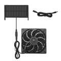12V DC 1.8W Solar Charging 4.72-inch Fan Provides Exhaust Ventilation and Cooling for The pet House