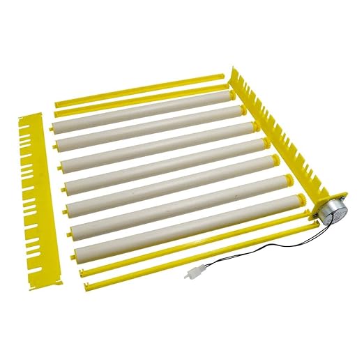 HBtree Automatic Multifunction Incubator Egg Tray Turning Hatcher for Chickens/Ducks/Birds/Poultry（7 Tubes）