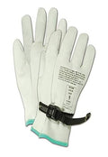 MAGID PowerMaster 12501PS Leather Linesmen Protector Gloves, 36 Pairs, 9.5” Length, Size 7/Small