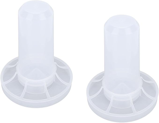 Diydeg Chick Feeder and Waterer Kit, Automatic Chicken Feeder Poultry Feeder Water Container Poultry Drinker Automatic Chicken Feeder and Waterer for Baby Chicks, Ducks, Quail