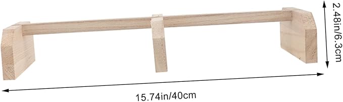 Wooden Chicken Perch Stand Roosting Bar for Coop with Smooth Polished Surface Natural Wood Exercise Rod for Hens and Roosters Easy Installation Brooder Supply