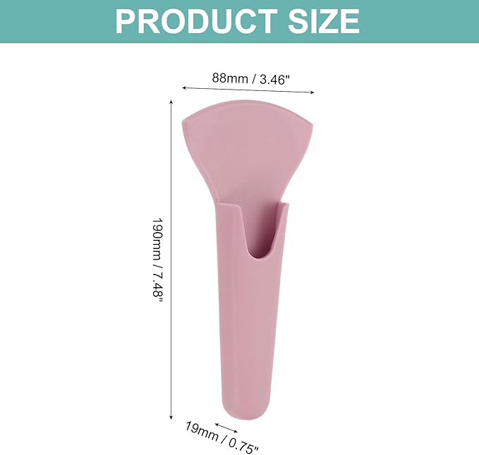 uxcell Magnetic Scissor Holder, 7.48" x 3.46" Plastic Scissors Cover Durable Waterproof Protector Portable with Long Magnetic Absorber for Kitchen Shears, Pink