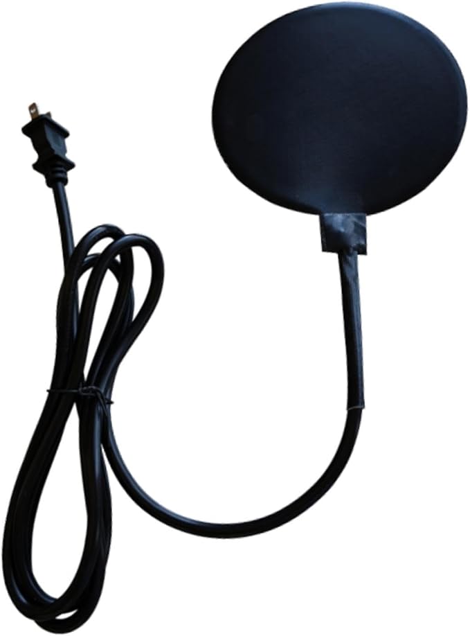 Bird Bath Heater, Chicken Water Heating for Outdoors Heavy Duty US Plug Silicone Rubber for Patio Yard Duck Winter,30W