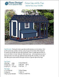 DIY Chicken Coop/Hen House 4 ft x 8 ft Gable/A Frame Roof Style Project Plans, Design 70408RG