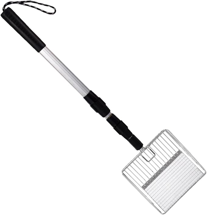 Poultry Coop Rake - Stretchable Chicken Pen Rake, Chicken Litter Scoop | Chicken Coop Accessories, Poop Shovel for Separating Poop and Debris from Sand