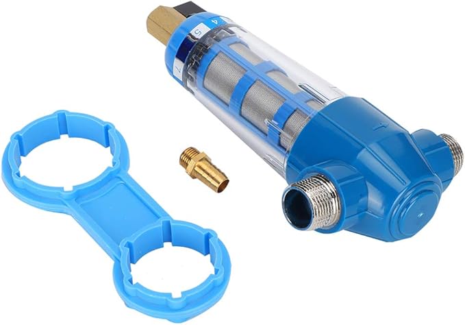 Farm Poultry Livestock Water Filter High Density Chicken Automatic Drinker Filter Strainer for Poultry Drinking Water System Plastic Stainless Steel Pre Filtration Accessory
